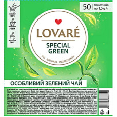 Чай Lovare "Special green" 50х1.5 г 