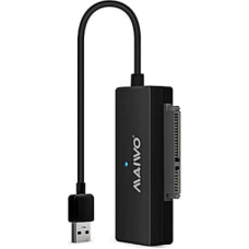 Адаптер Maiwo USB 3.0 to HDD SATA 2,5"/3,5"/5,25"/SSD, PA 2V/2A black 