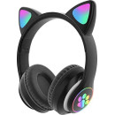 Наушники беспроводные Bluetooth MHZ Cat Ear VZV-23M, черные