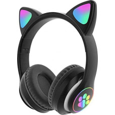 Наушники беспроводные Bluetooth MHZ Cat Ear VZV-23M, черные