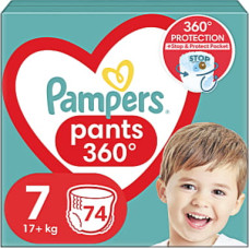 Подгузники Pampers трусики Pants Giant Размер 7 (17+ кг) 74 шт. (8006540069622)