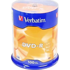 Диск DVD Verbatim 4.7Gb 16X CakeBox 100шт 