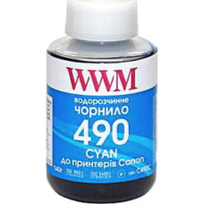 Чернила WWM Canon GI-490, 140г Cyan (C490C)