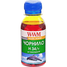 Чернила WWM HP № 22/134/136 100г Yellow (H34/Y-2)