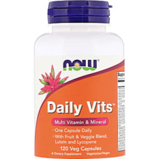 Мультивитамин Now Foods Мультивитамины, Daily Vits, Multi Vitamin & Mineral, 120 ка (NOW-03776)