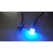 Болтики для номеров 4078 с подсветкой 6LED Blue (пара)