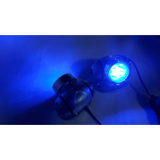 Подсветка-фонарь наружная KL-25 2x8 LED Blue круг (пара)