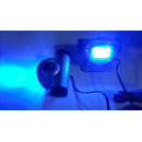 Подсветка-фонарь наружная KL-26 2x7LED Blue овал (пара)