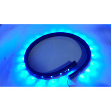 Подсветка гибкая 2062 24LEDх60см Blue/резинов.основа