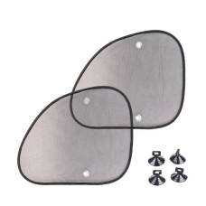 Шторки на боковые стекла на присосках TH-204S косые (пара)