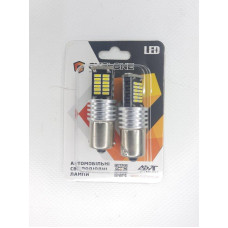 Лампочка 12-24V з велик. цок. 30LED 1 конт. S25-055 CAN 4014 660Lumen