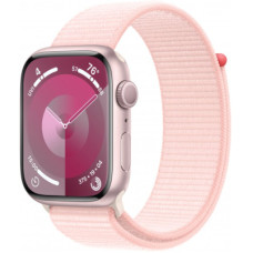 Смарт-часы Apple Watch Series 9 GPS 41mm Pink Aluminium Case with Light Pink Sport Loop 