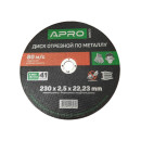 Круг відрізний для металу APRO 230x2.5x22,22мм