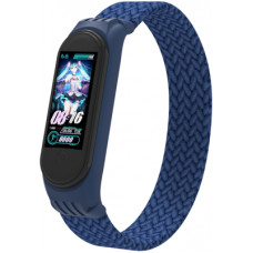 Ремешок для фитнес браслета Armorstandart Braided Solo Loop для Xiaomi Mi Band 4/5/6 Blue size M (ARM58764)