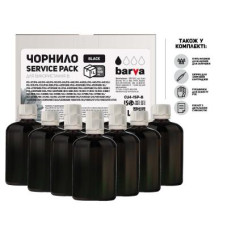 Чернила Barva Canon/HP/Lexmark Universal №4 Black 10x100мл ServicePack (CU4-1SP-B)