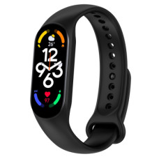 Ремешок для фитнес браслета BeCover Silicone для Xiaomi Mi Smart Band 7 Black (707476)