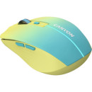 Мышка Canyon MW-44 LED Rechargeable Wireless/Bluetooth Yellow Blue (CNS-CMSW44UA)