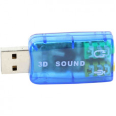 Звуковая плата Dynamode USB 6(5.1) blue (USB-SOUNDCARD2.0 blue)