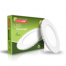 Светильник Eurolamp Downlight 4W 4000K (LED-DLR-4/4)