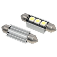 LED C5W C10W CANBUS 36мм лампа с обманкой, 3 SMD