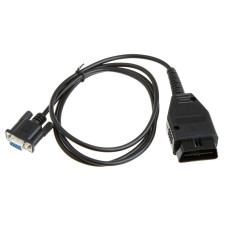 Переходник с RS232 DB9 COM мама на OBD2 16pin папа