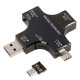 USB тестер тока напряжения емкости, Type-C MicroUSB, Atorch J-7C