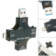 USB тестер тока напряжения емкости с Bluetooth, Type-C MicroUSB, Atorch J-7C