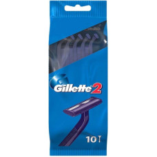 Бритва Gillette 2 одноразовая 10 шт. (7702018874293/8700216169028)