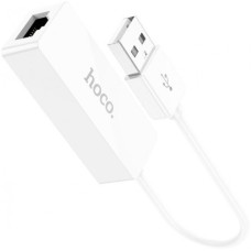 Адаптер-переходник HOCO Acquire UA22 USB на Ethernet, белый