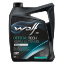 Моторное масло Wolf OFFICIALTECH 10W40 ULTRA MS 5л (8307317)