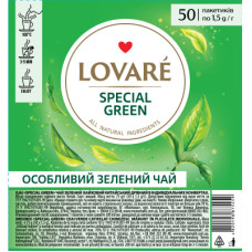 Чай Lovare "Special green" 50х1.5 г (lv.75459)