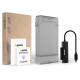 Адаптер Maiwo USB3.1 GEN1 TypeC to HDD 2,5" SATA/SSD black (K104G2 black)