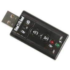 USB звуковая карта 3D Sound card 7 в 1 внешняя