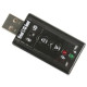 USB звуковая карта 3D Sound card 7 в 1 внешняя