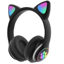 Наушники беспроводные Bluetooth MHZ Cat Ear VZV-23M, черные