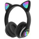 Наушники беспроводные Bluetooth MHZ Cat Ear VZV-23M, черные