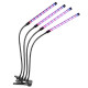 Фитолампа светодиодная для растений Plant Grow Light 7819 с таймером, черная