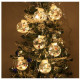 Гирлянда Xmas WW-1 Copper curtain ball lamp 7258 Снеговик, теплый белый свет