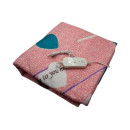 Электропростынь MHZ Electric Blanket 7418 150х120 см, розовая с сердечками