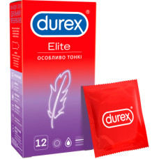 Презервативы Durex Elite с силиконовой смазкой (особенно тонкие) 12 шт.