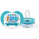 Пустышка Philips AVENT Ultra Air I love... для мальчиков 6-18 мес (SCF080/03)