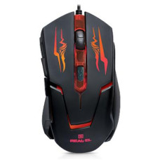 Мышка REAL-EL RM-520 Gaming, black