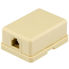 Телефонная розетка RJ12x1 UTP, 6P4C Ritar (06298)