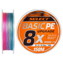 Шнур Select Basic PE 8x 150m Multi Color 0.8/0.12mm 14lb/6kg (1870.31.43)