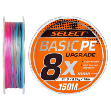 Шнур Select Basic PE 8x 150m Multi Color 0.8/0.12mm 14lb/6kg (1870.31.43)