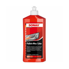 Автополироль Sonax Polish Wax Color NanoPro red 250мл (296441)