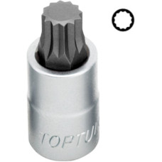 Головка торцевая Toptul SPLINE M8 L55мм 1/2" (BCHA1608)