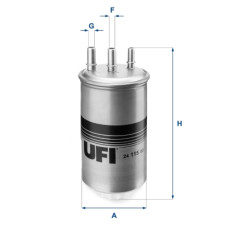 Фильтр топливный UFI 24.115.00