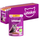 Влажный корм для кошек Whiskas Kitten Курица в желе 85 г (5900951302152/5900951302138)