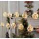 Гирлянда Xmas WW-1 Copper curtain ball lamp 7258 Санта, теплый белый свет